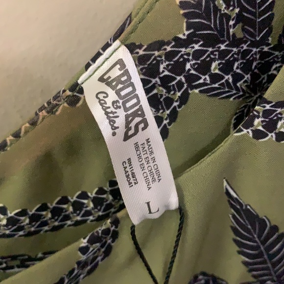 Ladies knit skater dress chain leaf crooks and castle - Picture 4 of 5